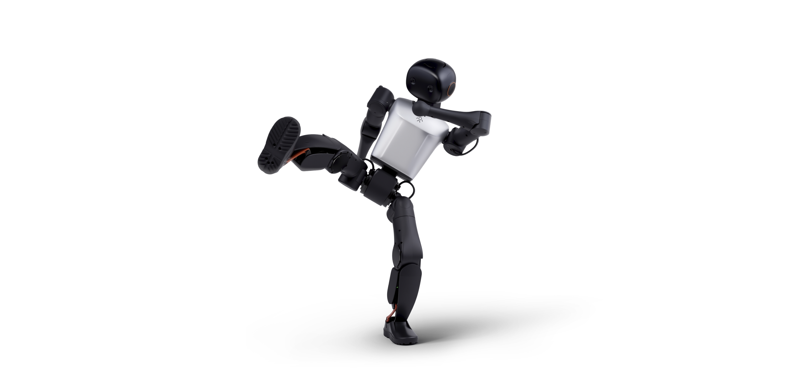 FF Master Mini raising its leg to shoot